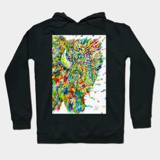 BISON - watercolor portrait .3 Hoodie